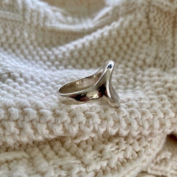 Vintage Robert Lee Morris Sterling Silver Concave Ring - Size 6 - Mid-1970s Era - Picture 6 of 12